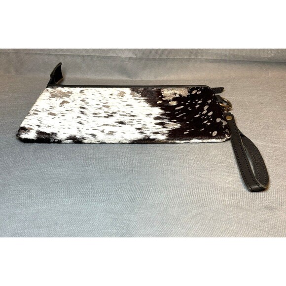AD American Darling Cowhide Leather Large Wristlet w/Strap Western Clutch/Wallet - Picture 4 of 8